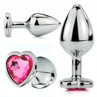 STALOWY KOREK ANALNY ZESTAW 3 KORKÓW S M L MAŁY DUŻY KORKI ANALNE PLUG