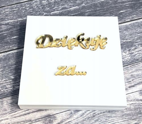 Podziękowanie dla Chrzestnych i Dziadków Rodziców Prezent Pierwsza Komunia na Arena.pl