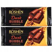 Roshen Czekolada gorzka bąbelkowa 80 g x 2 sztuk