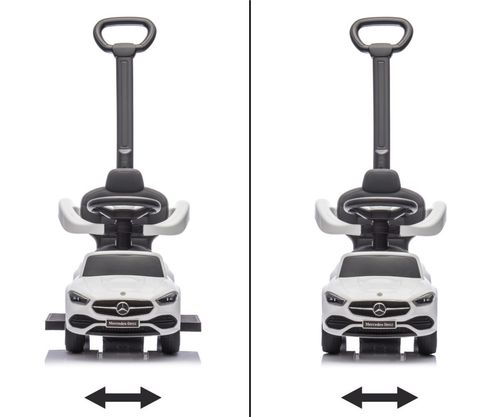 Milly Mally Pojazd z rączką MERCEDES C-Class White na Arena.pl