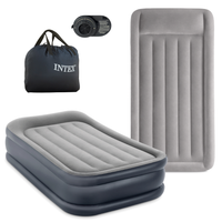 Jednoosobowy Materac Dmuchany 99x191x42 cm łóżko pompka 220V INTEX 64132ND