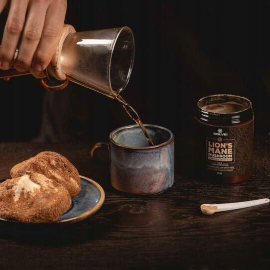 Solve Labs Lion's Mane Soplówka jeżowata 10:1 Mushroom Powder 100g zdjęcie 3