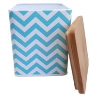 Pojemnik na Żywność z Bambusową Pokrywką Niebieska