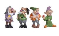 figurka akrylowa  krasnal  3x2,5x5,5cm 4szt  RD22-2785