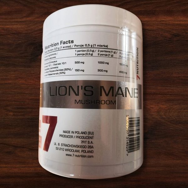 Lions mane soplówka jeżowata Chaga Cordyceps Reishi Grzyby mushroom proszek zdjęcie 11