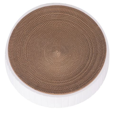 drapak dla kota z tekturki duży do drapania zabawka kot leżący okrągły na Arena.pl