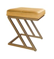 Pufa ZETA LOFT taboret podnóżek podstawa złota MG15