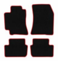 Dywaniki welurowe CARLUX-RED do Lexus IS I 1998-2005 czarne, czerwone