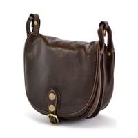 Mała Skórzana listonoszka damska w stylu retro