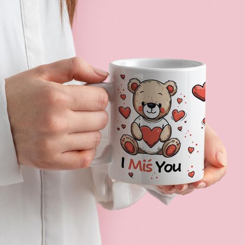 Kubek z nadrukiem - I Miś You na Arena.pl