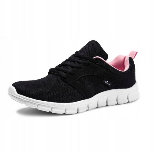 BUTY DZIECIĘCE SPORTOWE CZARNO-RÓŻOWE R 30 na Arena.pl