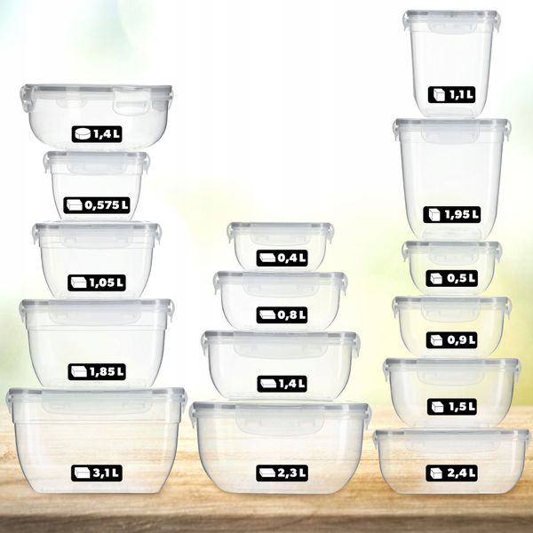 POJEMNIK NA ŻYWNOŚĆ LUNCH PUDEŁKO PLASTIKOWE 1,4L zdjęcie 5