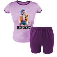 Krótka Piżama dziecięca - K-Pop Demon Hunters - Łowczynie Demonów