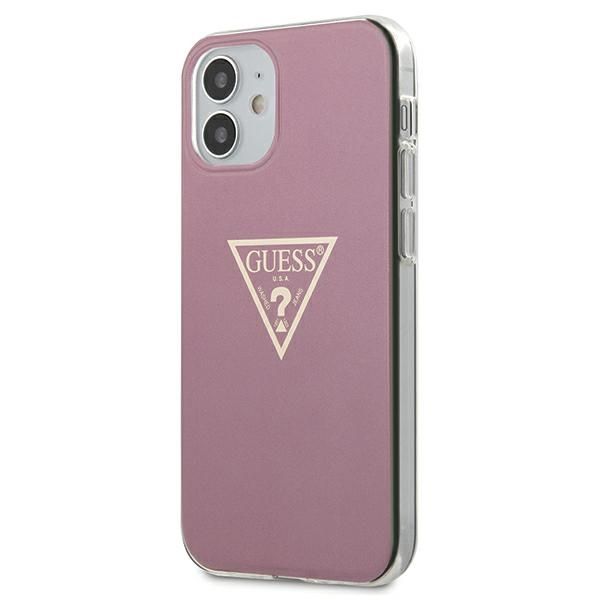 Etui Guess do iPhone 12 mini, Różowy zdjęcie 2