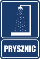 Tabliczka informacyjna piktogram 20x15 grawerowana PRYSZNIC