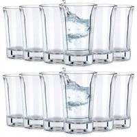 12x Kieliszki DO WÓDKI shotów szklane zestaw komplet kieliszków 40 ml