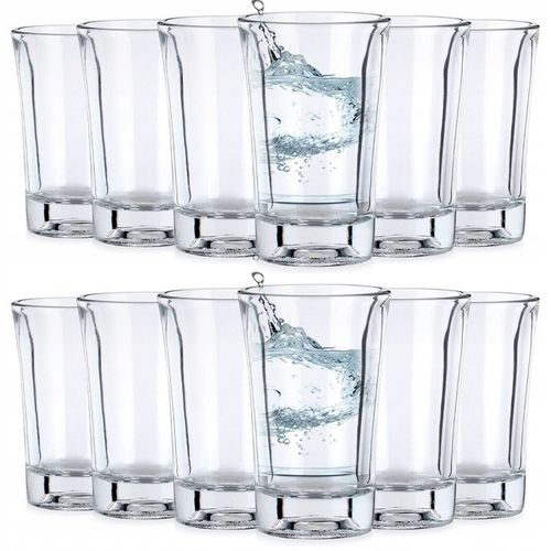12x Kieliszki DO WÓDKI shotów szklane zestaw komplet kieliszków 40 ml na Arena.pl