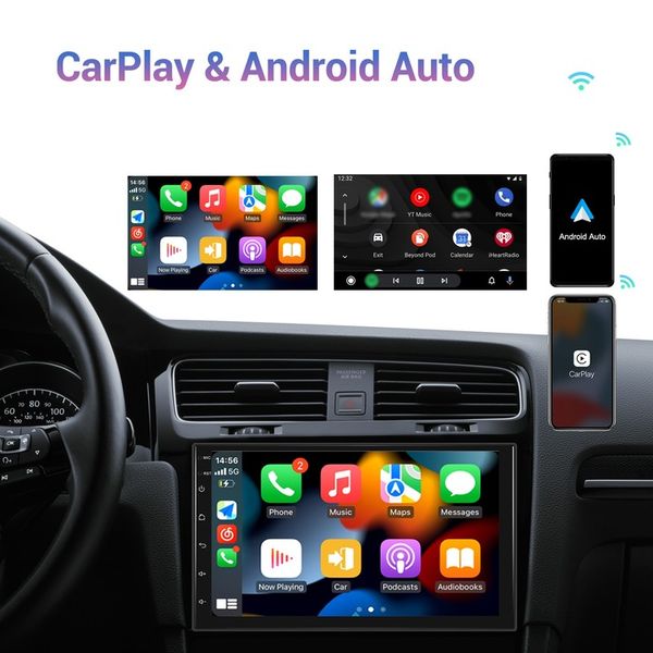 RADIO SAMOCHODOWE 2 DIN 6GB RAM ANDROID AUTO CARPLAY ANDROID 15 RDS zdjęcie 12
