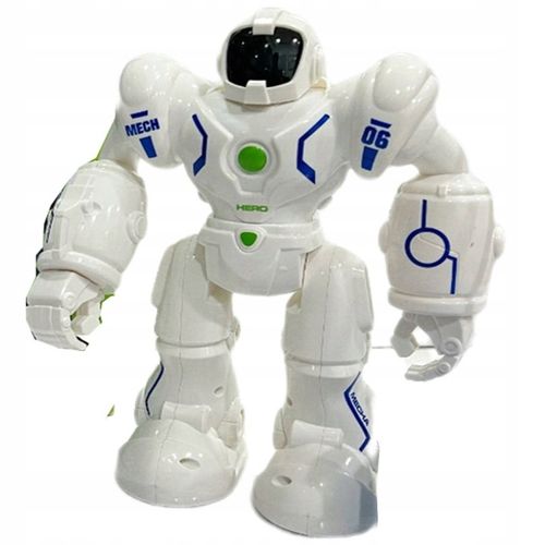 DUŻY ROBOT ROBOHERO Zdalnie Sterowny Świeci Chodzi USB PILOT Akumulator na Arena.pl