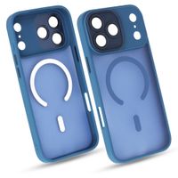etui do iphone 17 pro niebieski mat magsafe case plecki pokrowiec ochrona