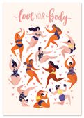 Plakat motywacyjny fitness siłownia 30x40 cm