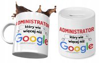 Dla Administratora Zestaw Kubek + Skarbonka Z Nadrukiem Ze Zdjęciem