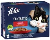 Zestaw pysznych karm dla kota - Felix Wiejskie Smaki w galaretce MIX 12x85g