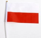 flaga 10szt. BIAŁO-CZERWONA