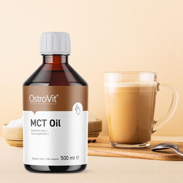 OstroVit MCT Oil 500 ml x2 DOBRE KWASY REDUKCJA Olej MCT C8 C10 Keto zdjęcie 5