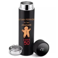 TERMOS KUBEK TERMICZNY LED WYŚWIETLACZ TEMP NADRUK PREZENT