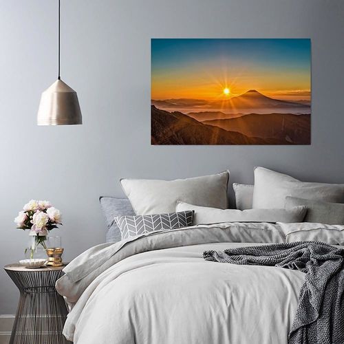 Obraz na płótnie - Canvas, Zachód słońca w górach 2 40x60 na Arena.pl