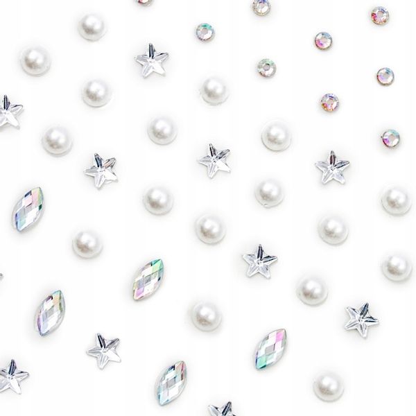 KRYSZTAŁKI NAKLEJKI DIAMENCIKI TWARZ OCZY zdjęcie 2