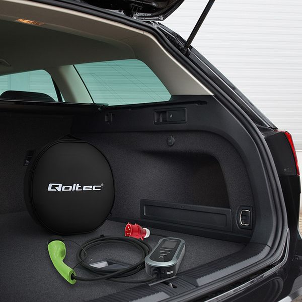 Qoltec Ładowarka EV 11kW | Typ2 | 5m | LCD | Wi-Fi zdjęcie 14