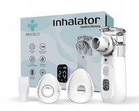 INHALATOR SIATECZKOWY PRZENOŚNY NA AKUMULATOR DLA DZIECI I DOROSŁYCH CICHY
