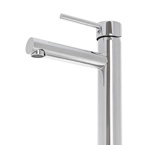 Zestaw wysoka bateria umywalkowa stojąca i korek klik-klak chrom - Yoka na Arena.pl