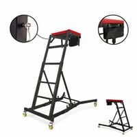 19545 Regulowane wysokie siedzisko montażowe na kółkach udźwig 200kg