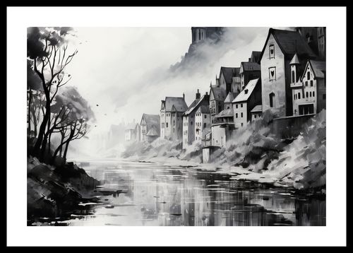 Plakat 45x30cm Mglisty Refleks na Arena.pl