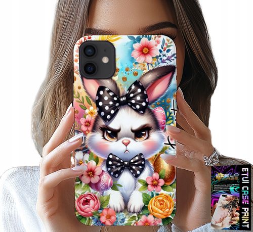 ETUI DO IPHONE 11 - KRÓLIK WIELKANOCNY, ZAJĄC, JAJKA + SZKŁO na Arena.pl