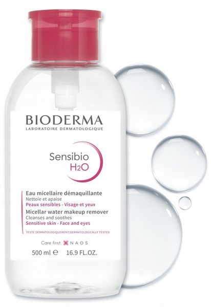 Bioderma Sensibio H2O 500ml Solution Micellaire zdjęcie 3
