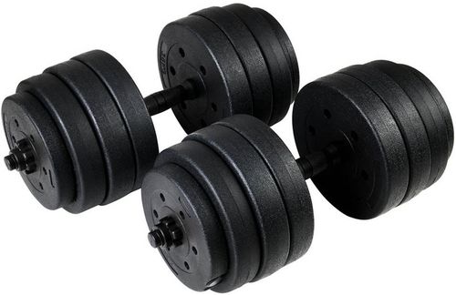 REGULOWANE HANTLE 40 KG ZESTAW HANTLI 2X20 KG Z FUNKCJĄ SZTANGI na Arena.pl