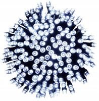 LAMPKI CHOINKOWE 200 LED BIAŁY ZIMNY ŚWIATŁO STAŁE BIAŁY ZIMNY HURT