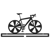 Duży metalowy wieszak na medale BIKE ROWER KOLARSTWO GÓRSKIE MTB czarn