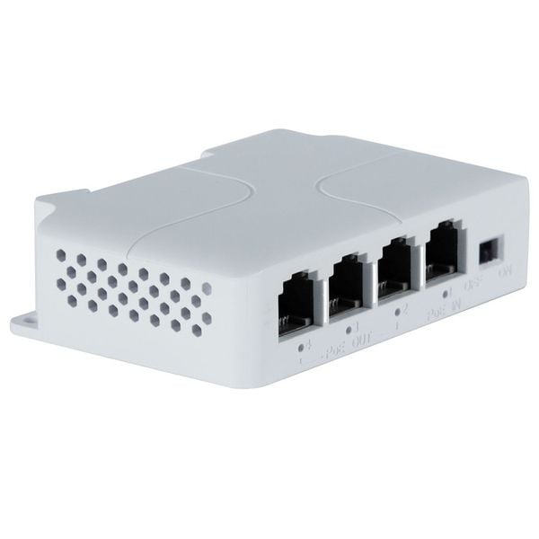 EXTENDER / SWITCH POE 4-PORTOWY 1Poe IN, 3xPoe OUT zdjęcie 3