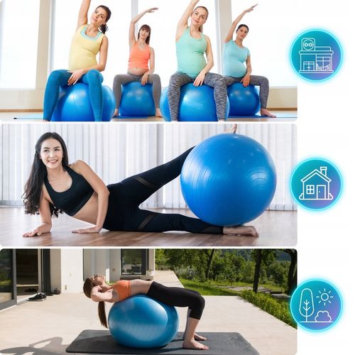 WYSOKIEJ JAKOŚCI PIŁKA REHABILITACYJNA DO ĆWICZEŃ SIEDZENIA na Arena.pl