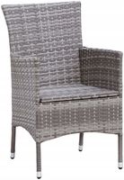 Krzesło ogrodowe Parla Konifera szare.