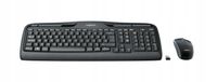 Zestaw klawiatura i mysz Logitech czarny układ niemiecki MK330 DE