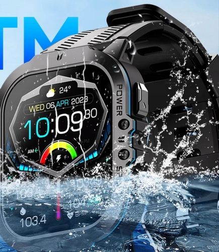 SMARTWATCH MĘSKI C26 AMOLED MENU PL WODOODPORNE KROKOMIERZ watch ZEGAREK na Arena.pl