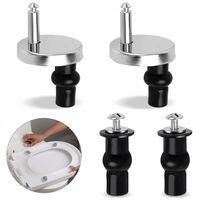 2X WYMIENNE ZAWIASY DO DESKI SEDESOWEJ NAKRĘTKI MOCUJĄCE SOLIDNE PARA