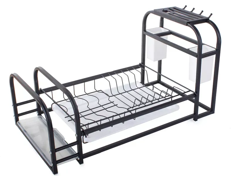 Suszarka do naczyń ociekacz z tacką stojąca loft zdjęcie 10