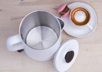 Czajnik bezprzewodowy elektryczny podwójne ścianki biały MCZ-115/C MPM